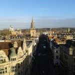 Blick vom Carfax Tower entlang der High Street