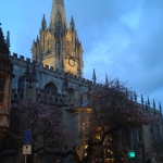 University Church in der Abenddämmerung