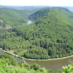 Blick über die Saarschleife